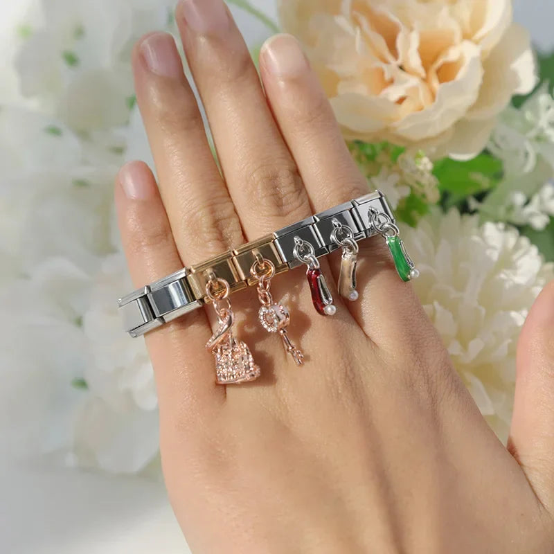 Crown Mom Star Key Cake Castle Rhinestone DJ261