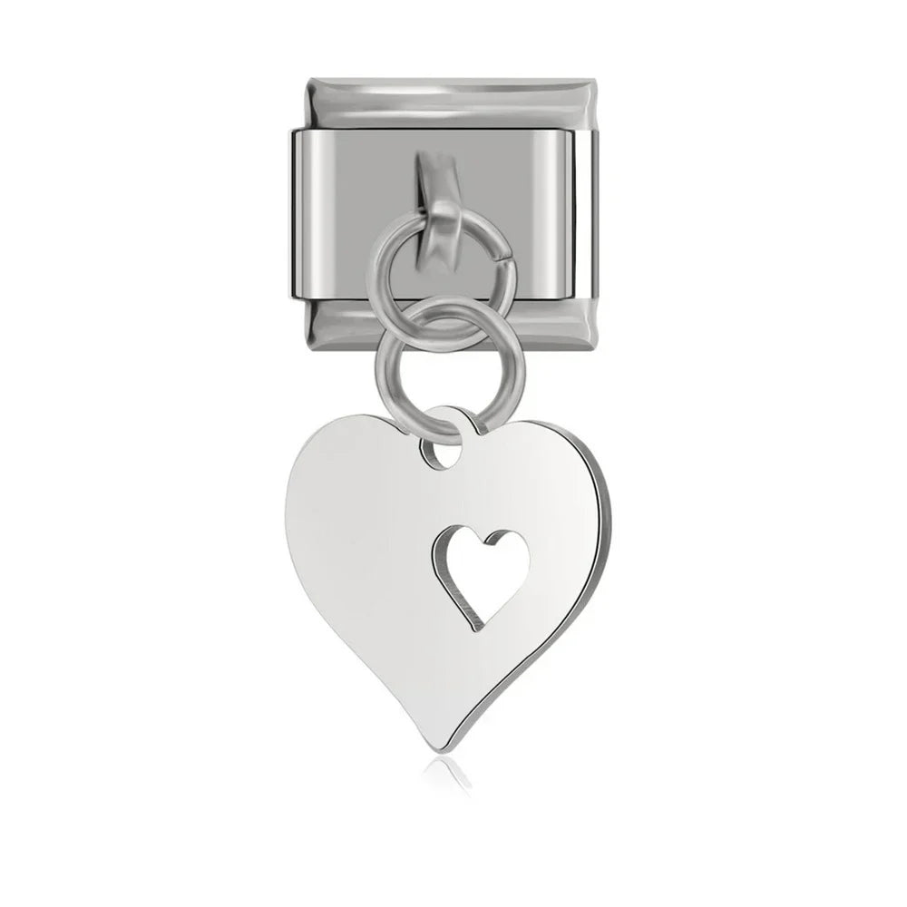 Elephant Wing Cat Heart Love Claws charms