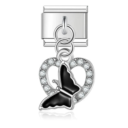 The Fish, Butterfly, Eye & Cherries Dangle Charm