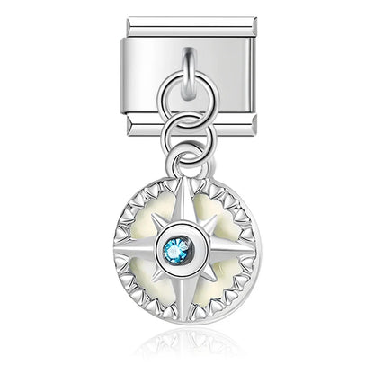 The Fish, Butterfly, Eye & Cherries Dangle Charm