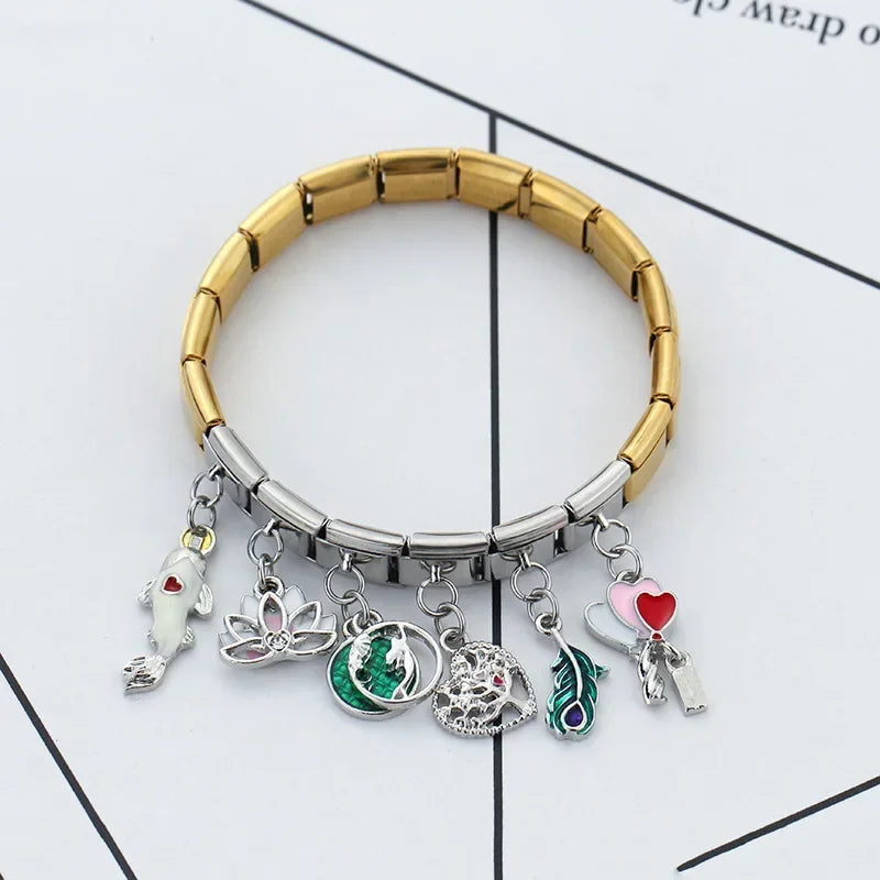 Fish Love Birds Heart Key Feather