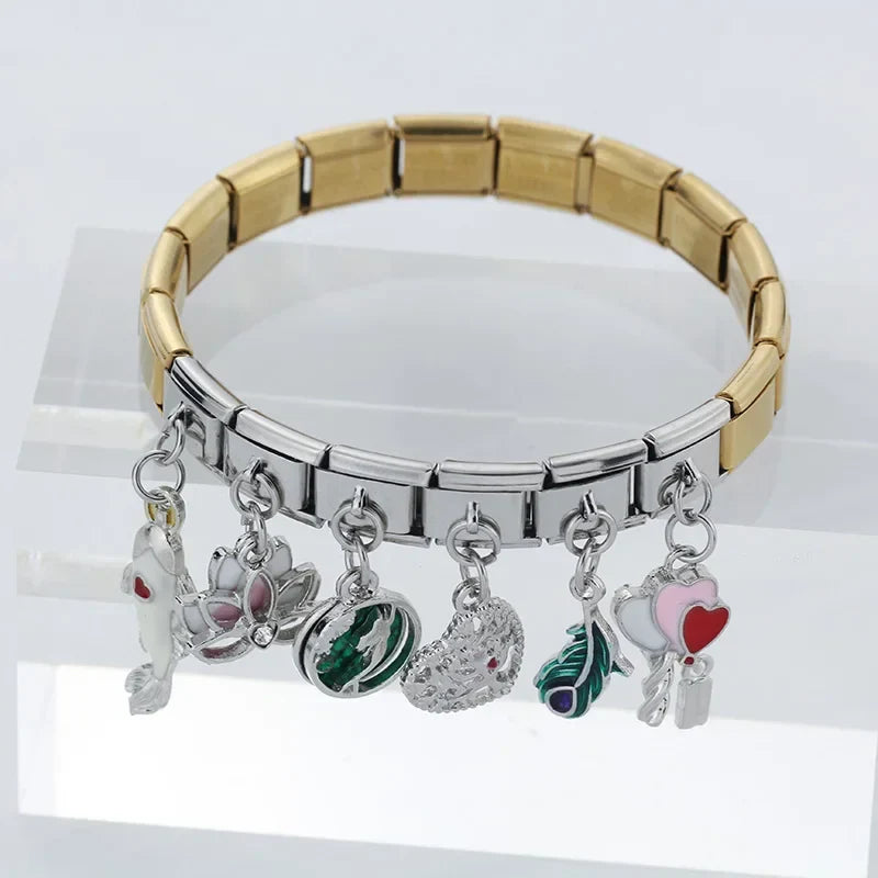 Fish Love Birds Heart Key Feather
