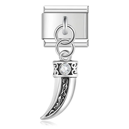 The Girl, Mask, Eye & Passport Dangle Charm