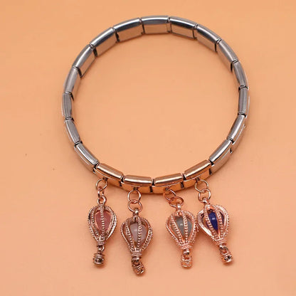 Hot Air Balloon Dangle Italian Charms