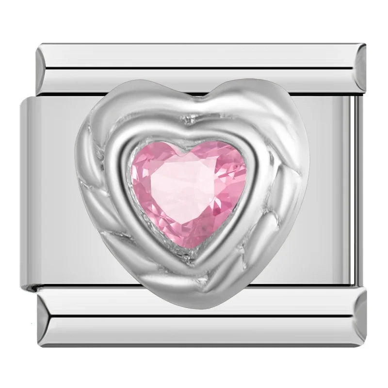 Sweet Romantic Heart Love charms DJ383