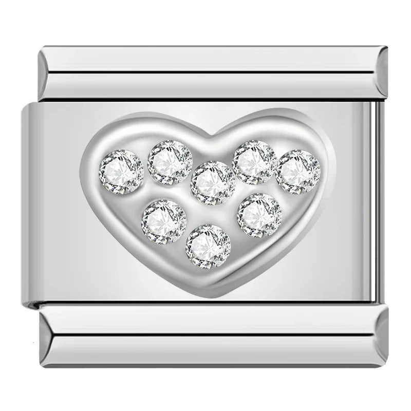 Sweet Romantic Heart Love charms DJ383