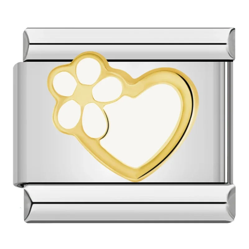 Sweet Romantic Heart Love charms DJ383