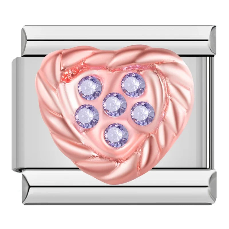 Sweet Romantic Heart Love charms DJ383