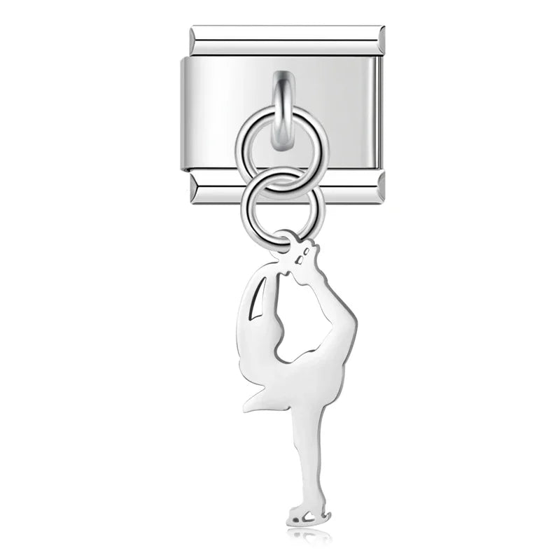 ballet dancing themed charms