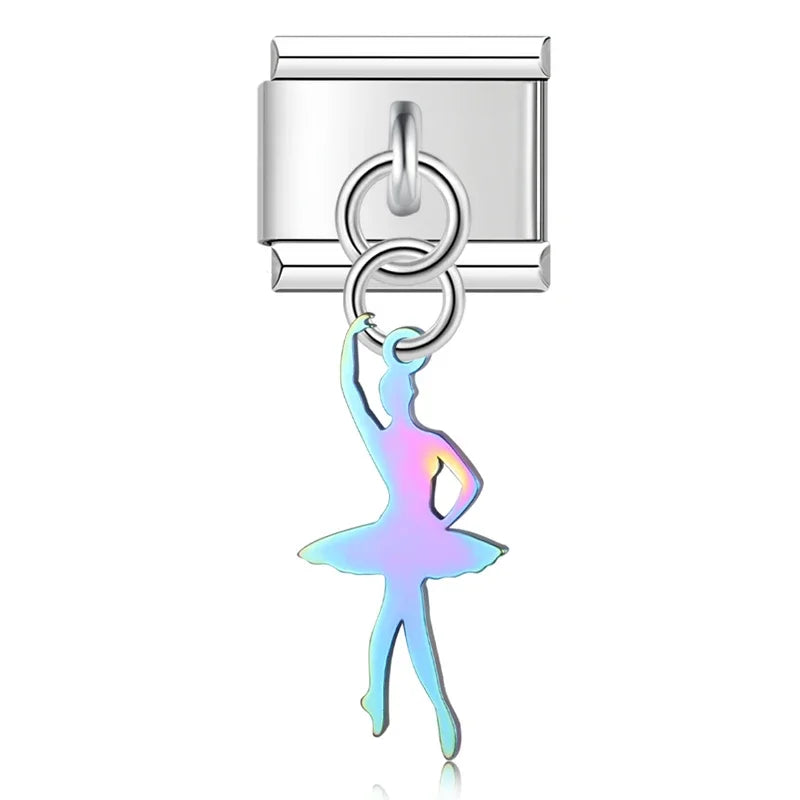 ballet dancing themed charms