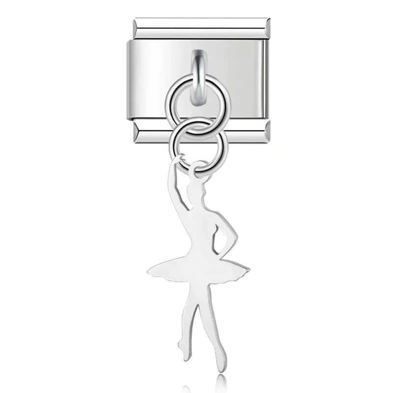 ballet dancing themed charms