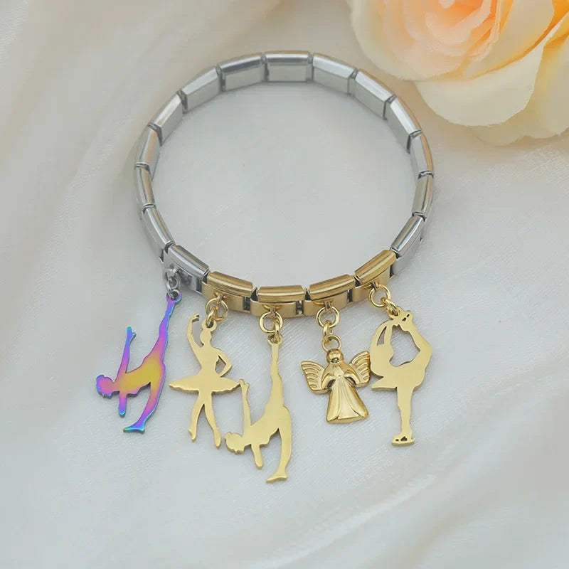 ballet dancing themed charms