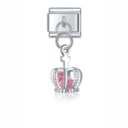 Star, Watermelon, Butterfly, Crown & Flower Dangle Italian Charms — Fun Summer Dangle Links