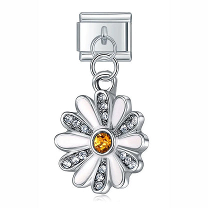 Star, Watermelon, Butterfly, Crown & Flower Dangle Italian Charms — Fun Summer Dangle Links