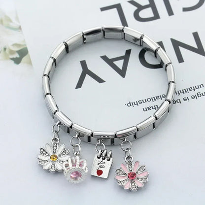 Star, Watermelon, Butterfly, Crown & Flower Dangle Italian Charms — Fun Summer Dangle Links
