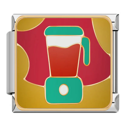 Cozy Cooking & Kitchen Italian Charms — Birthday Cake, Teapot, Teddy Bear, Pumpkin & Clown Links