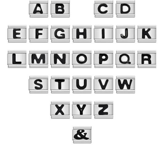 Black 26 Letters A-Z DJ006