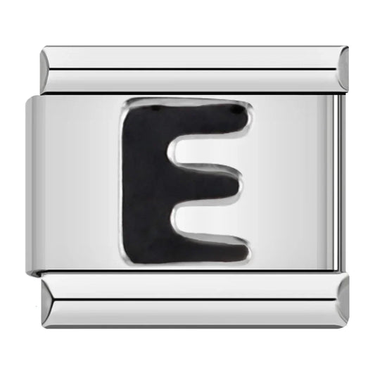 Black Letters charms initial
