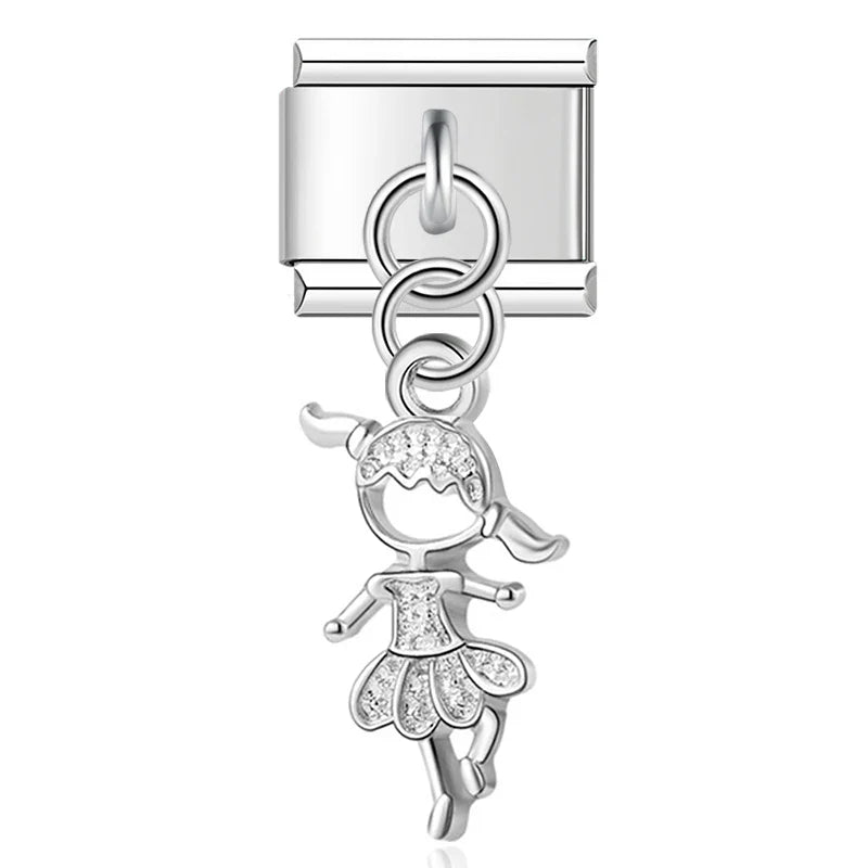 Boy Girl Tree Flower Heart Moon DJ076