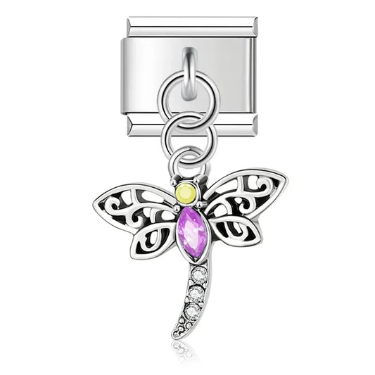 Cute Dragonfly Unicorn Owl Butterfly charms