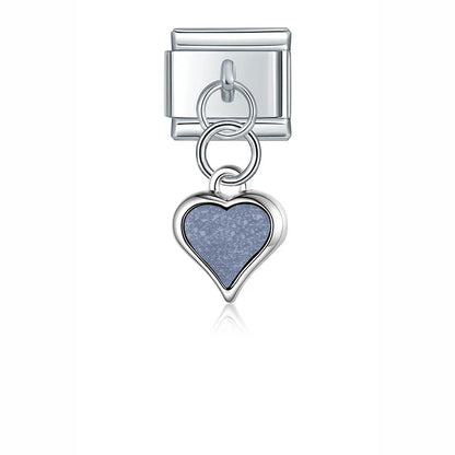 Flower Crown Heart Moon & Planet Charms in Silver & Gold