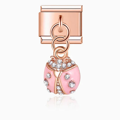 The Flower, Key, Beetle, Headset & Castle Dangle Charm
