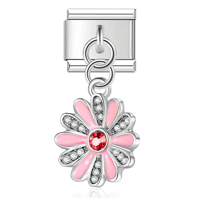 Flower Key Beetles Headset Castle charms