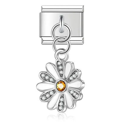 The Flower, Key, Beetle, Headset & Castle Dangle Charm