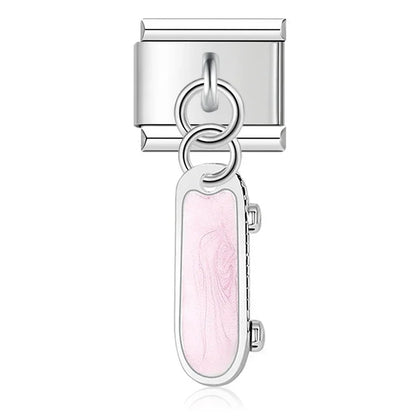 The Flower, Key, Beetle, Headset & Castle Dangle Charm