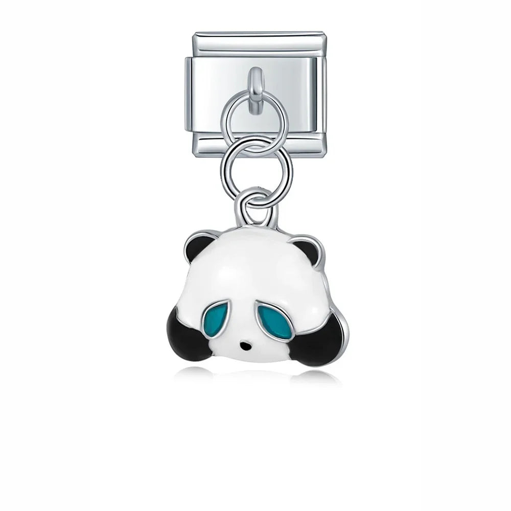 Cute Animal Themed Silver Dangle Charms