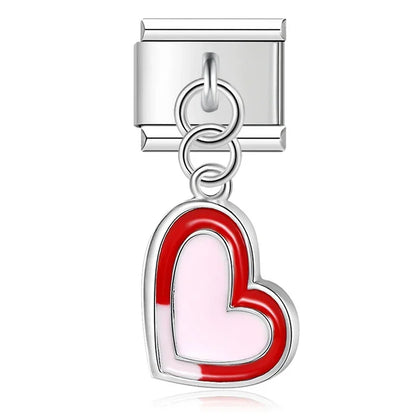 Enamel Santa Claus & Father Christmas Dangle Charm for Charm Bracelets