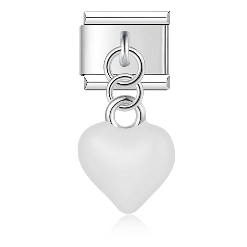 Heart Eye Mushroom Camel Slippers charms silver