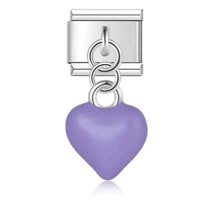 Enamel Santa Claus & Father Christmas Dangle Charm for Charm Bracelets