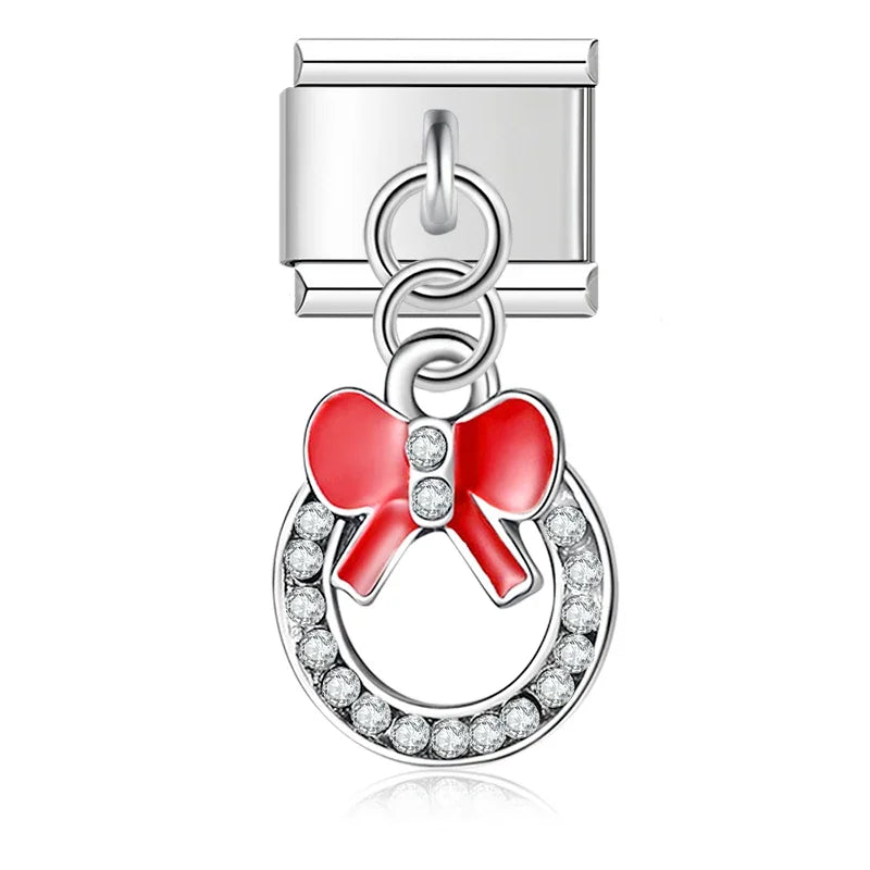 Heart Eye Mushroom Camel Slippers charms silver