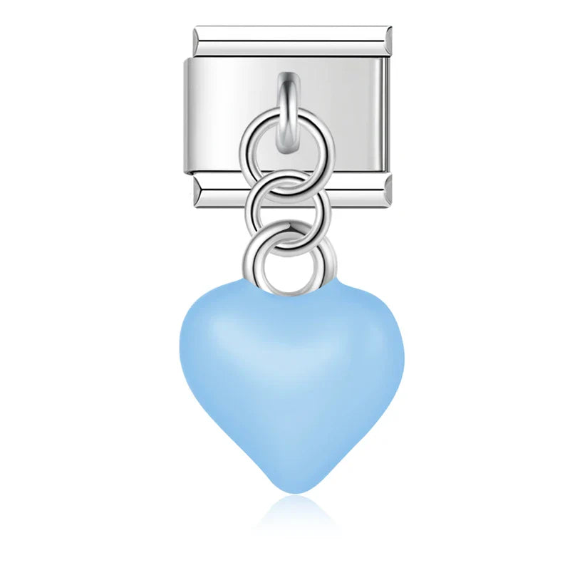 Heart Eye Mushroom Camel Slippers charms silver