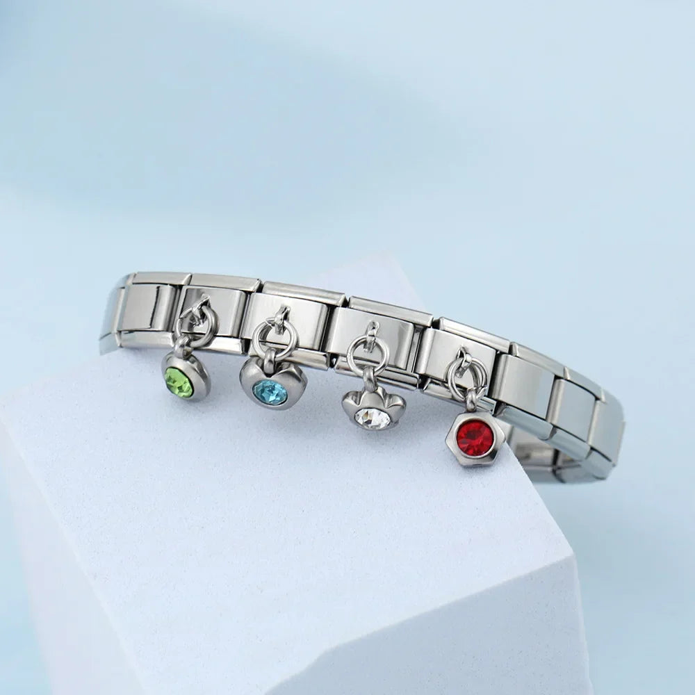 Heart Flower Star Round Color Shiny DJ004