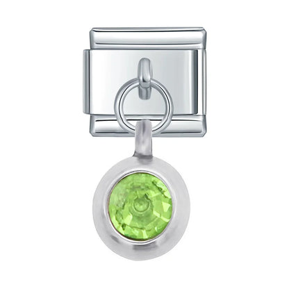 Sparkling Crystal Geometric & Floral Dangle Charms
