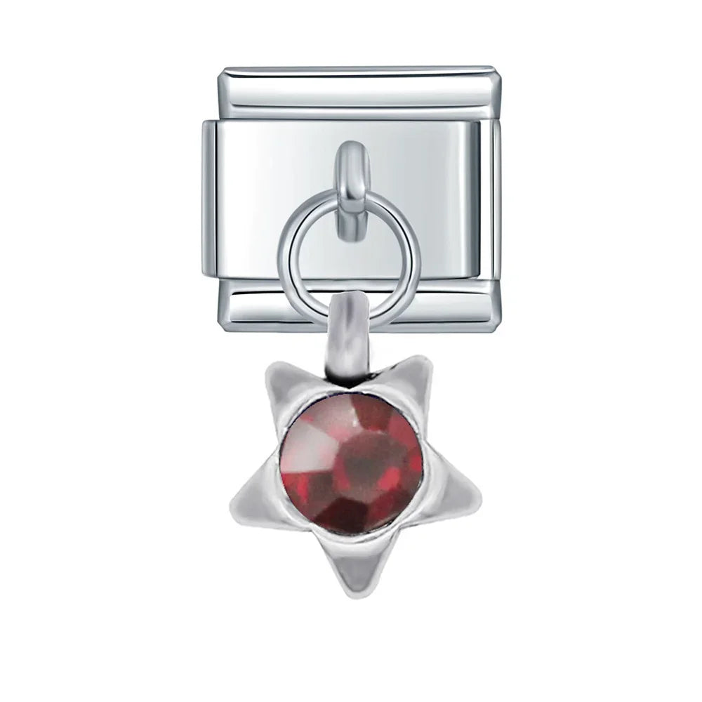 Heart Flower Star Round Color Shiny DJ004