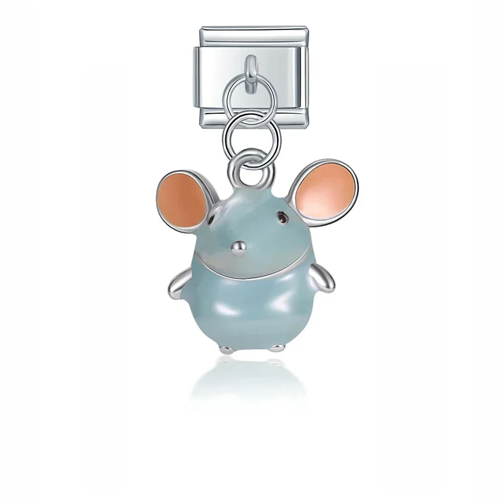 Mouse Horseshoe Christmas Sock