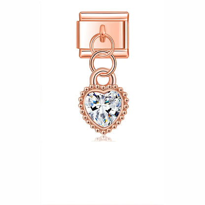 Enamel Parrot & Tropical Bird Dangle Charm for Charm Bracelets