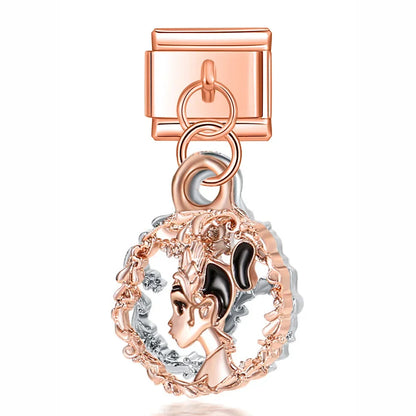 The Romantic Heart, Fox & Queen Dangle Charm