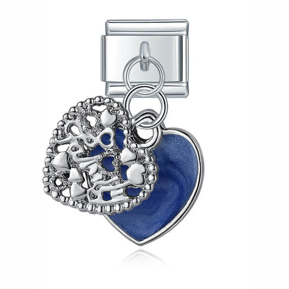 The Romantic Heart, Fox & Queen Dangle Charm