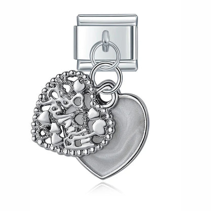 The Romantic Heart, Fox & Queen Dangle Charm