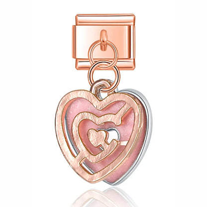 The Romantic Heart, Fox & Queen Dangle Charm