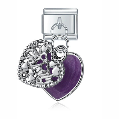 The Romantic Heart, Fox & Queen Dangle Charm