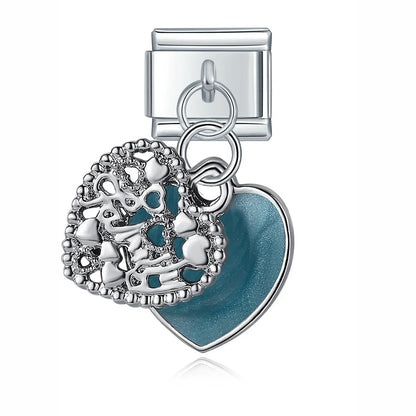 The Romantic Heart, Fox & Queen Dangle Charm