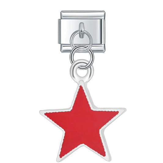 Colourful Glaze Moon Star