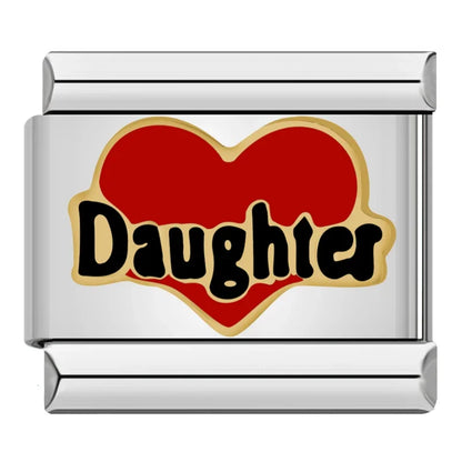 Family, Slogan & Animal Italian Charms — Aunt, Dad, Grandma, Unicorn & Elephant