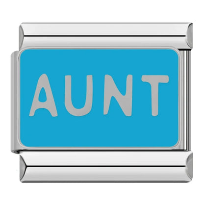 Family, Slogan & Animal Italian Charms — Aunt, Dad, Grandma, Unicorn & Elephant
