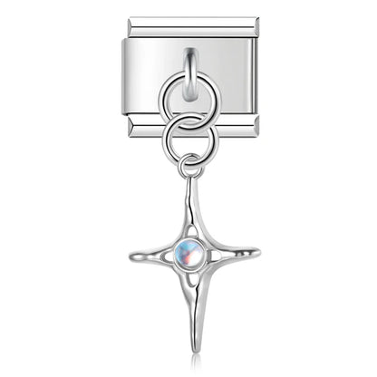 Enamel Owl & Wisdom Dangle Charm for Charm Bracelets